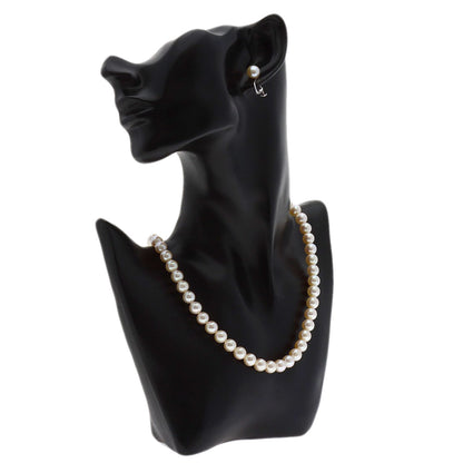 TASAKI Pearl Pearl Earring 2-piece set Necklace K14 White Gold Ladies [Used]