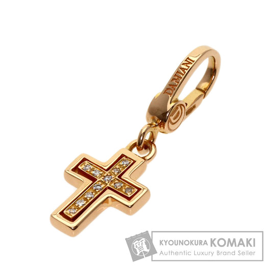 Damiani Belle Epoque XXS Diamond Pendant top K18 Pink Gold Ladies [Used]