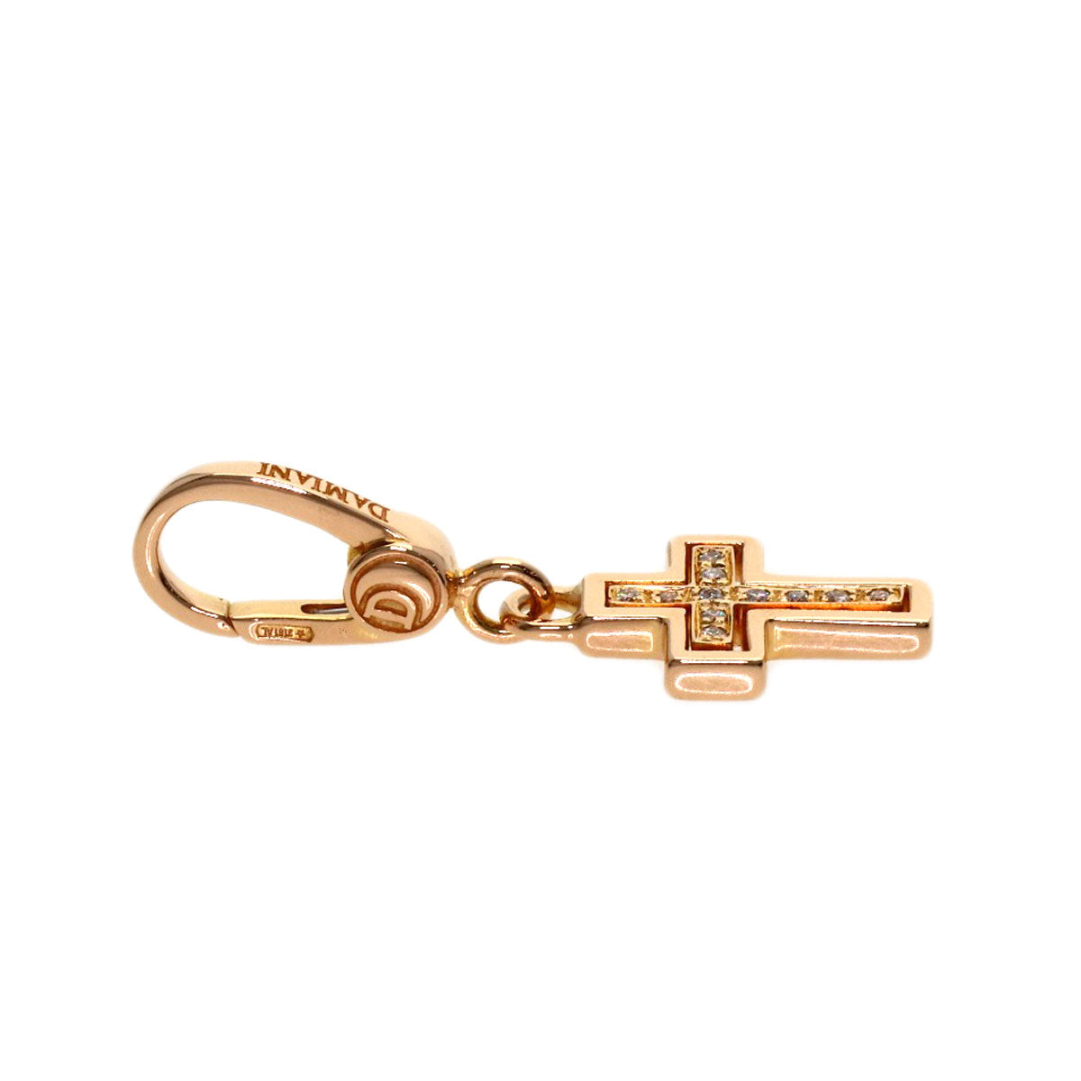 Damiani Belle Epoque XXS Diamond Pendant top K18 Pink Gold Ladies [Used]