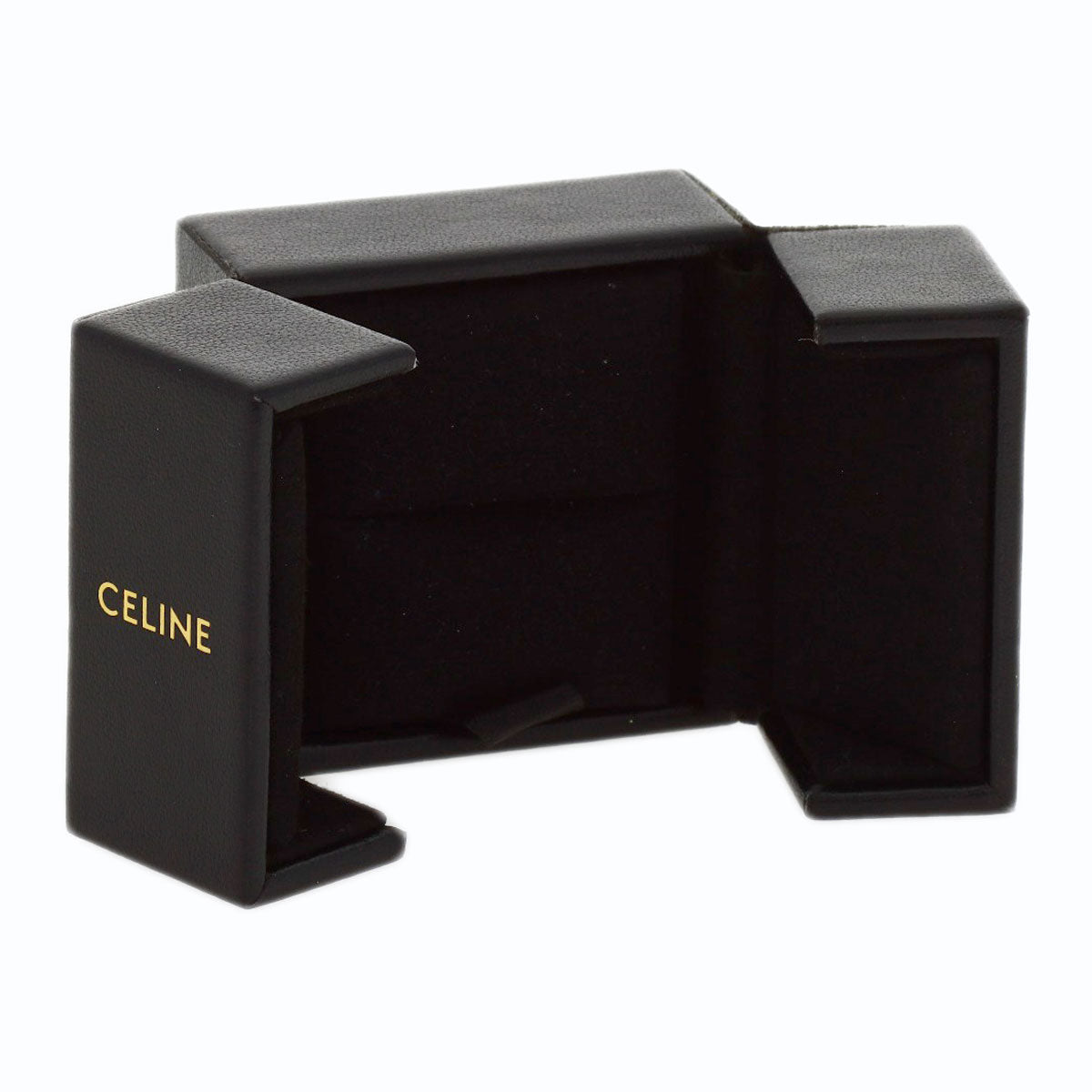 CELINE Maillon Triomphe Studs earring K18 Yellow Gold Ladies [Used]