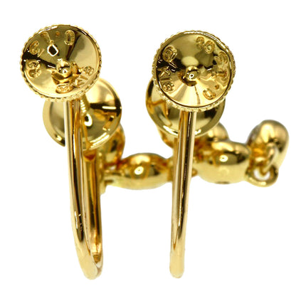 TASAKI Diamond Earring K18 Yellow Gold Ladies [Used]