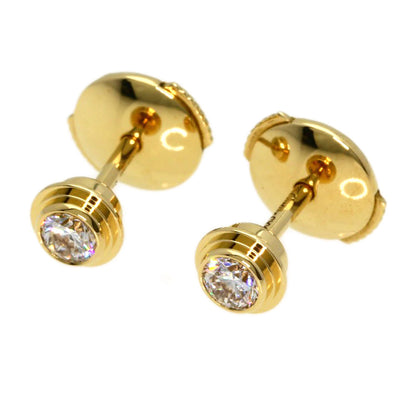 CARTIER Damour Medium Diamond earring K18 Yellow Gold Ladies [Used]