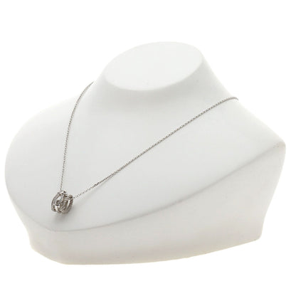 FRED Force 10 Diamond Necklace K18 White Gold Ladies [Used]
