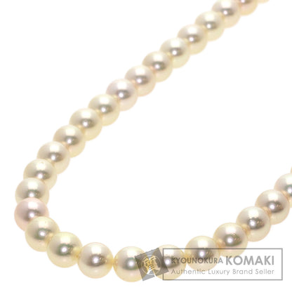 MIKIMOTO Pearl Pearl Long Necklace K14 White Gold Ladies [Used]