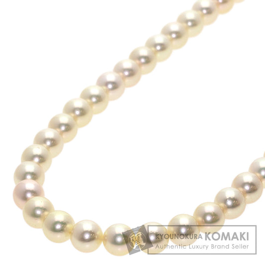 MIKIMOTO Pearl Pearl Long Necklace K14 White Gold Ladies [Used]