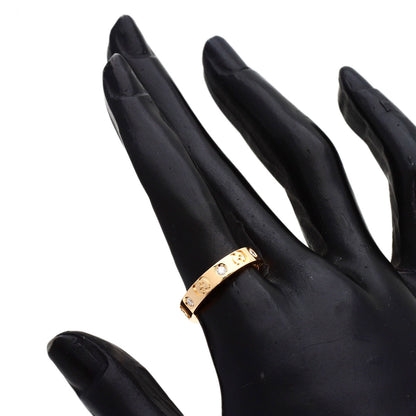 GUCCI Icon 6P Diamond #13 Ring K18 Pink Gold Ladies [Used]