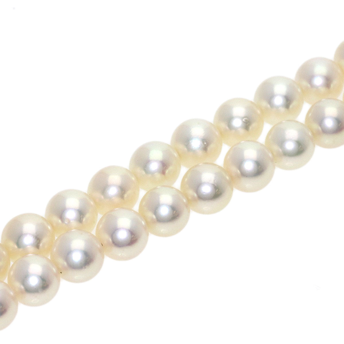 TASAKI Pearl Pearl Long Necklace K14 White Gold Ladies [Used]