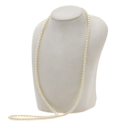 TASAKI Pearl Pearl Long Necklace K14 White Gold Ladies [Used]