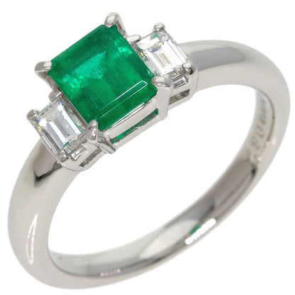 TASAKI Emerald Diamond Ring Platinum PT900 Ladies [Used]