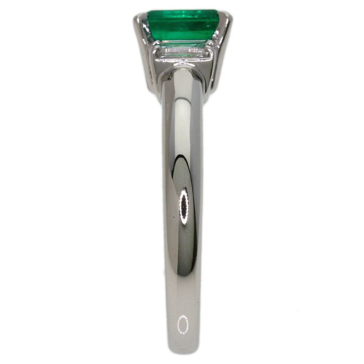 TASAKI Emerald Diamond Ring Platinum PT900 Ladies [Used]
