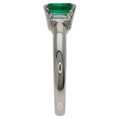 TASAKI Emerald Diamond Ring Platinum PT900 Ladies [Used]