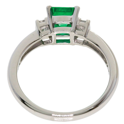 TASAKI Emerald Diamond Ring Platinum PT900 Ladies [Used]
