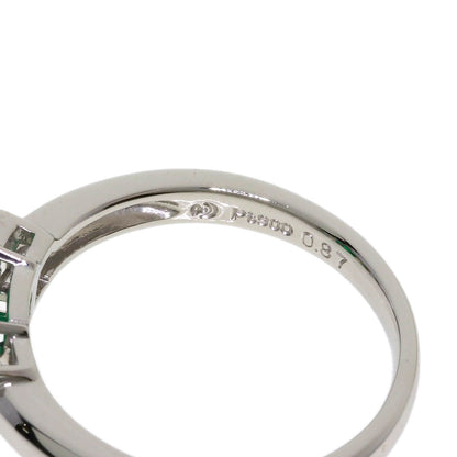 TASAKI Emerald Diamond Ring Platinum PT900 Ladies [Used]