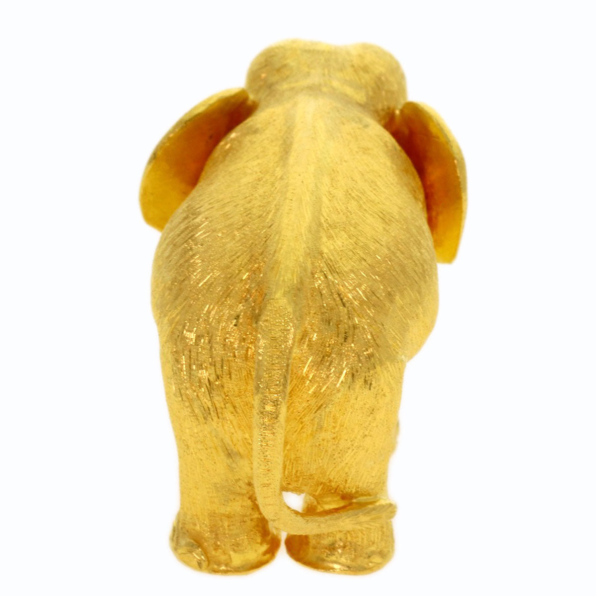 Elephant motif object K24 Yellow Gold 71.2g　Ladies