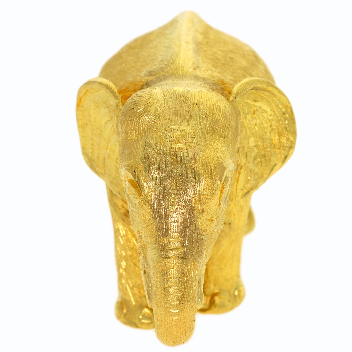Elephant motif object K24 Yellow Gold 71.2g　Ladies