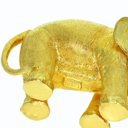 Elephant motif object K24 Yellow Gold 71.2g　Ladies