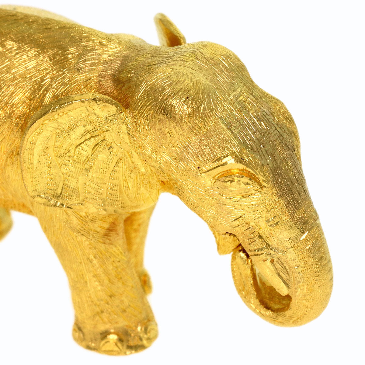 Elephant motif object K24 Yellow Gold 71.2g　Ladies