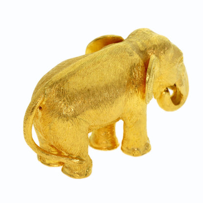 Elephant motif object K24 Yellow Gold 71.2g　Ladies