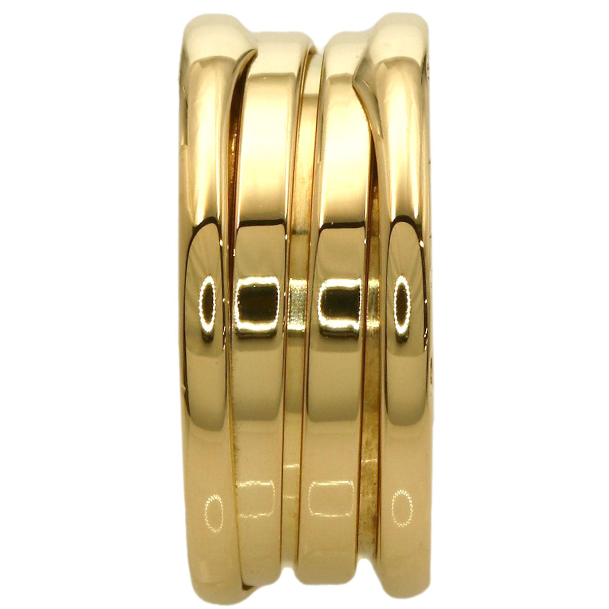 BVLGARI B.zero1 2 band #52 Ring K18 Yellow Gold Ladies [Used]