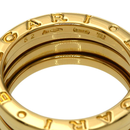BVLGARI B.zero1 2 band #52 Ring K18 Yellow Gold Ladies [Used]