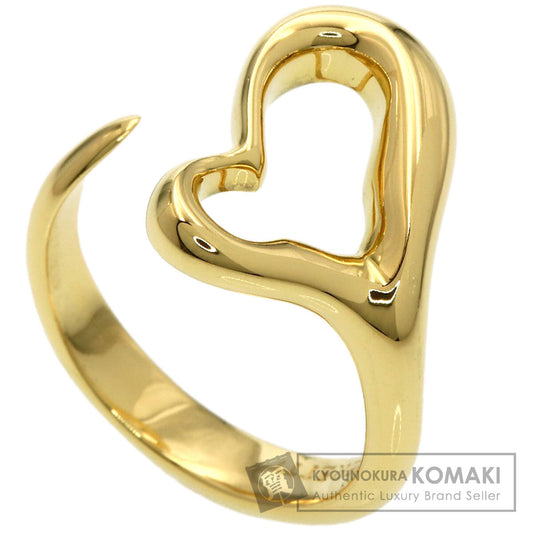 TIFFANY&Co. Open heart Ring K18 Yellow Gold Ladies [Used]