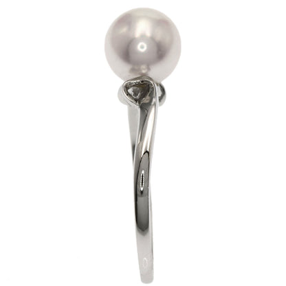 MIKIMOTO Pearl Pearl Ring K14 White Gold Ladies [Used]