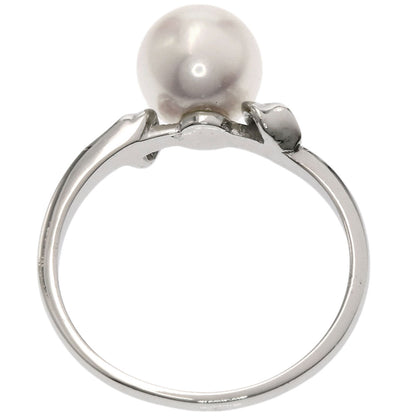 MIKIMOTO Pearl Pearl Ring K14 White Gold Ladies [Used]