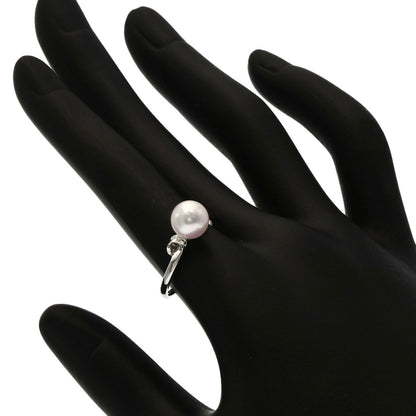 MIKIMOTO Pearl Pearl Ring K14 White Gold Ladies [Used]