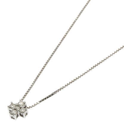 TASAKI Cross diamond Necklace K18 White Gold Ladies [Used]