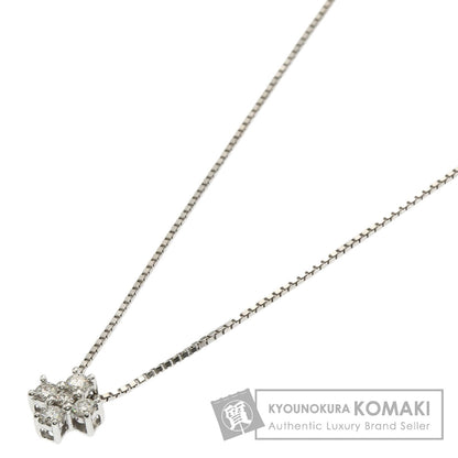 TASAKI Cross diamond Necklace K18 White Gold Ladies [Used]
