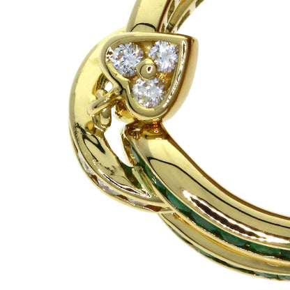 MOUAWAD Emerald Ring K18 Yellow Gold Ladies [Used]