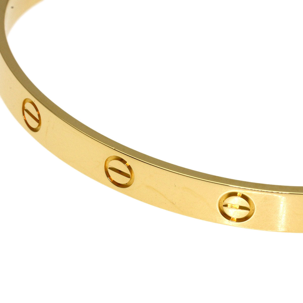 CARTIER Open LOVE Bracelets #19 Bracelet K18 Yellow Gold Ladies [Used]