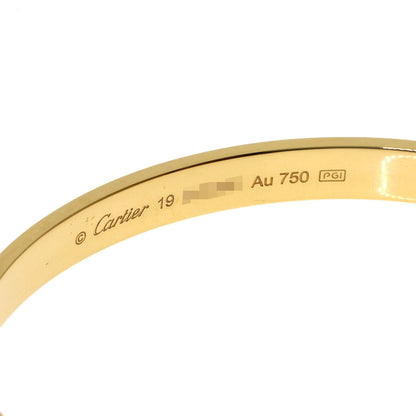 CARTIER Open LOVE Bracelets #19 Bracelet K18 Yellow Gold Ladies [Used]