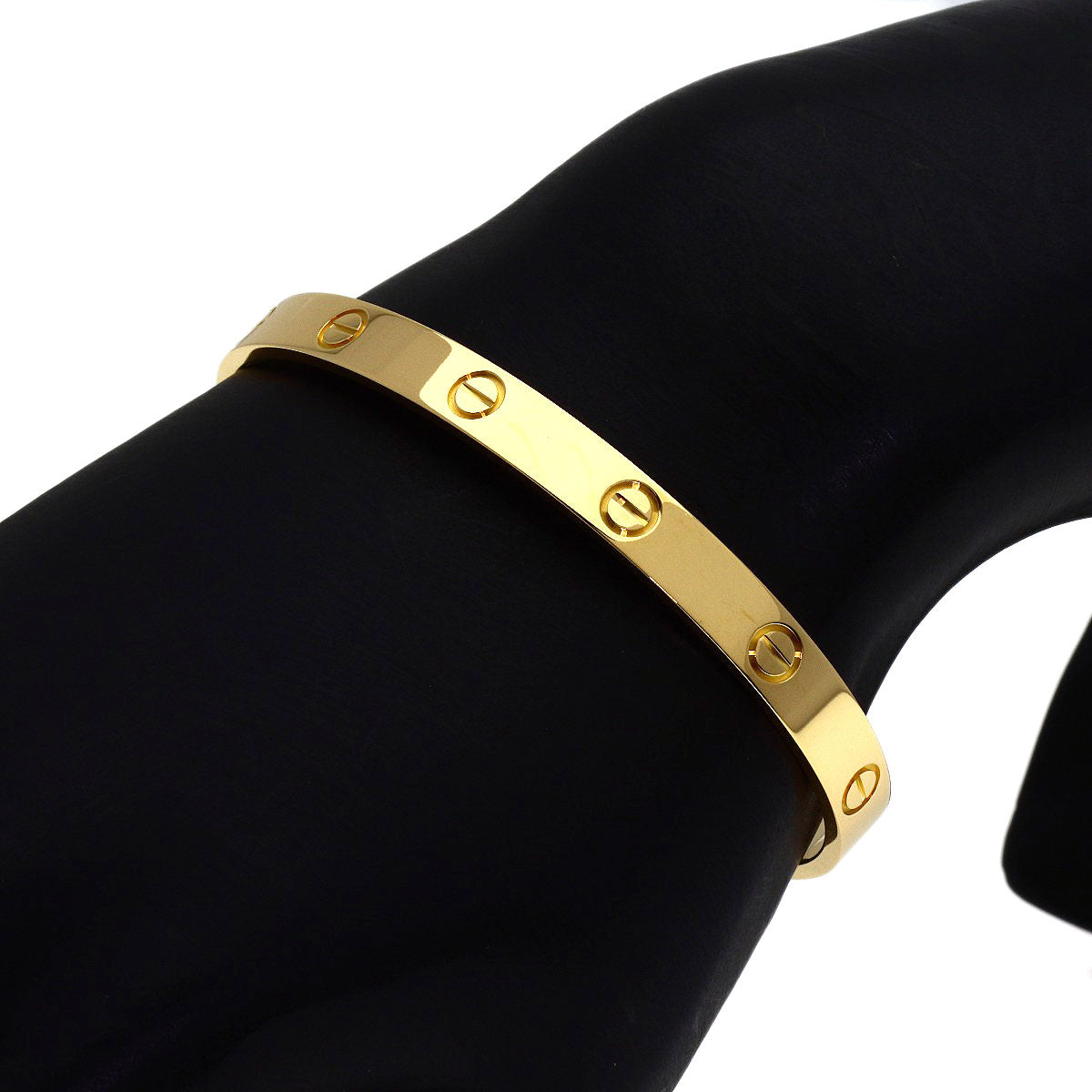 CARTIER Open LOVE Bracelets #19 Bracelet K18 Yellow Gold Ladies [Used]