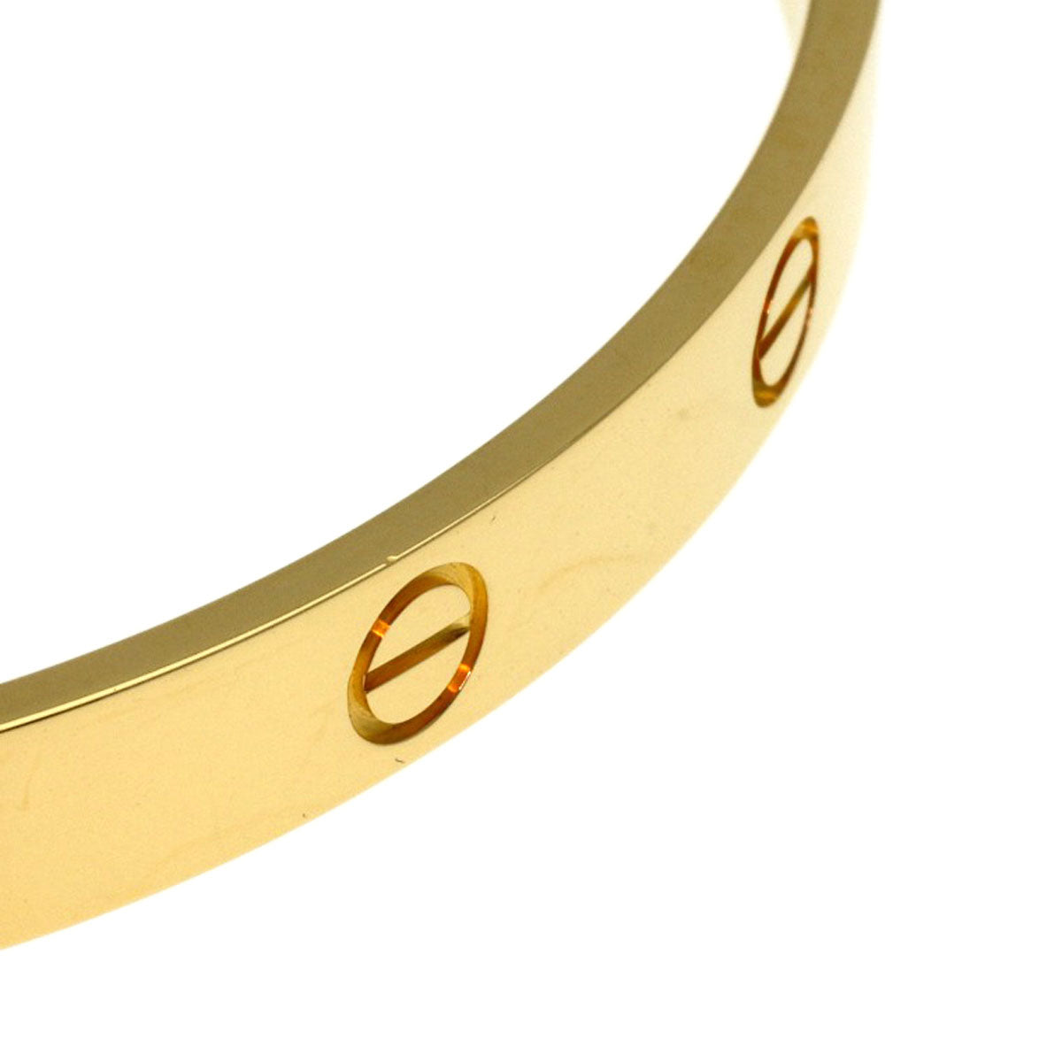 CARTIER Open LOVE Bracelets #19 Bracelet K18 Yellow Gold Ladies [Used]