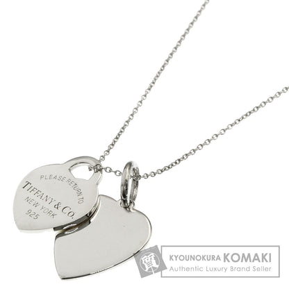 TIFFANY&Co. Double heart Necklace Silver Ladies [Used]
