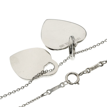 TIFFANY&Co. Double heart Necklace Silver Ladies [Used]