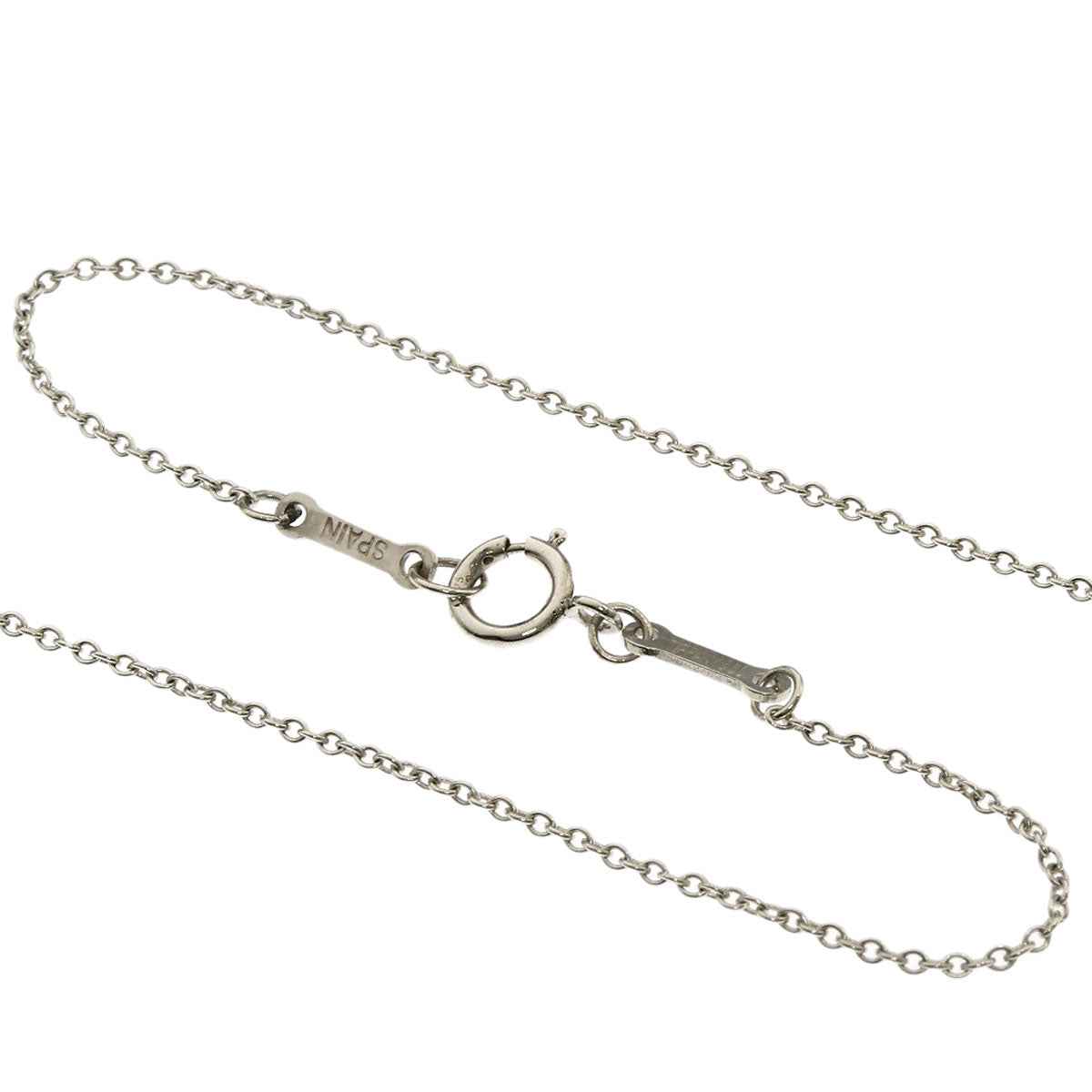 TIFFANY&Co. Double heart Necklace Silver Ladies [Used]