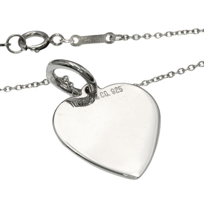 TIFFANY&Co. Double heart Necklace Silver Ladies [Used]