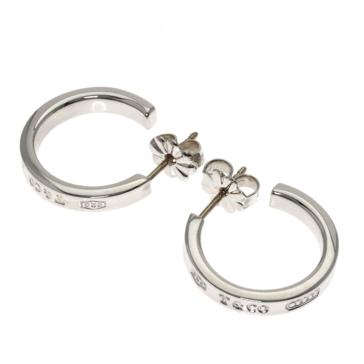 TIFFANY&Co. 1837 Hoop earring Silver Ladies [Used]