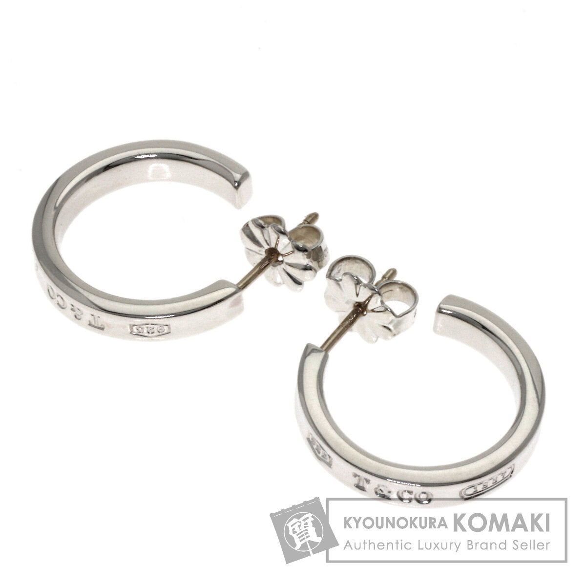 TIFFANY&Co. 1837 Hoop earring Silver Ladies [Used]