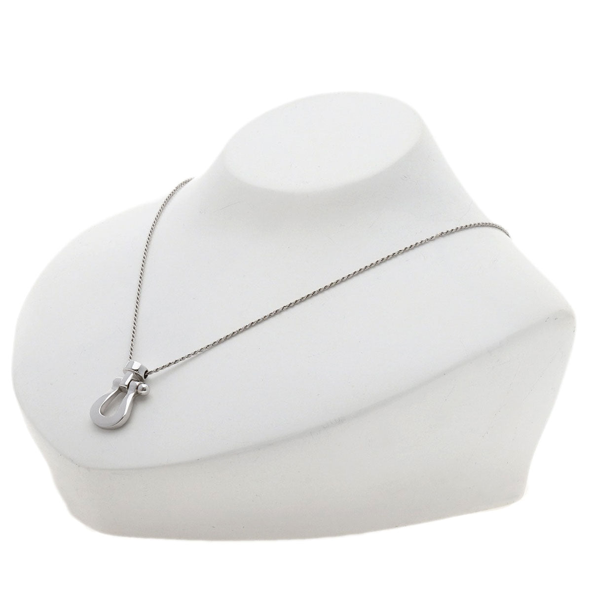 FRED Force 10 Necklace K18 White Gold Ladies [Used]
