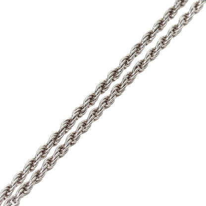 FRED Force 10 Necklace K18 White Gold Ladies [Used]
