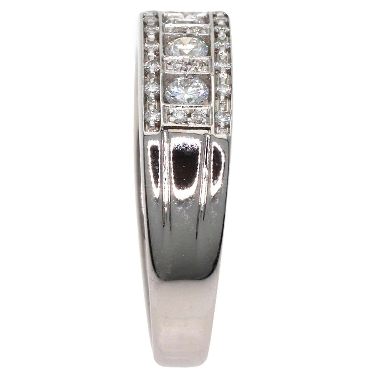 Damiani Belle Epoque Diamond Ring K18 White Gold Ladies [Used]