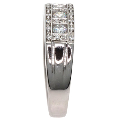 Damiani Belle Epoque Diamond Ring K18 White Gold Ladies [Used]