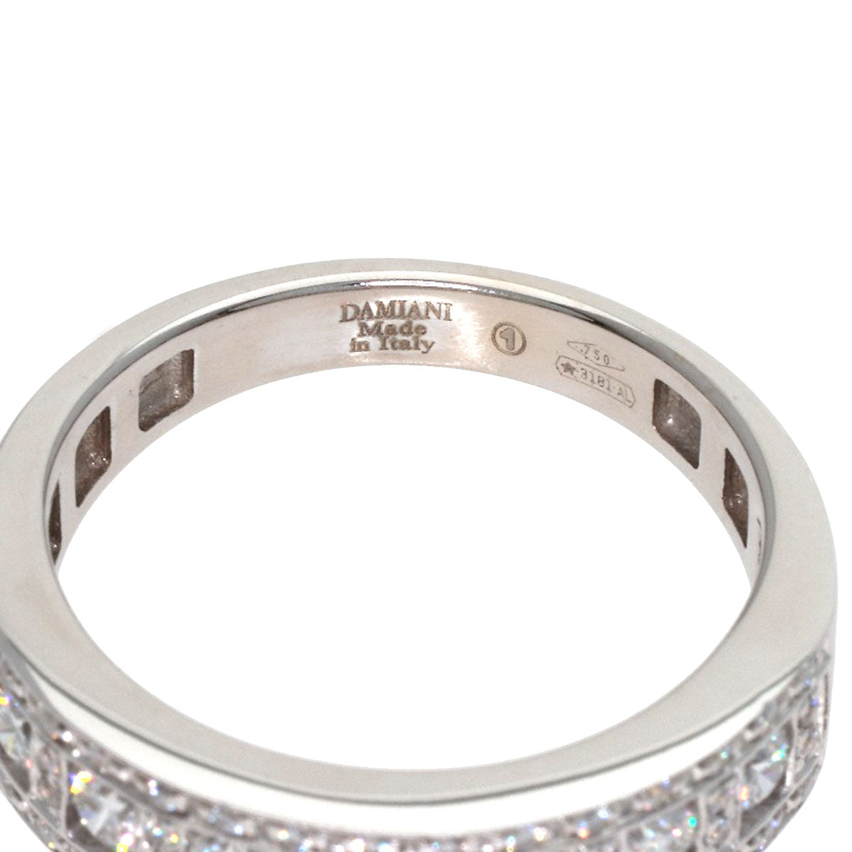 Damiani Belle Epoque Diamond Ring K18 White Gold Ladies [Used]