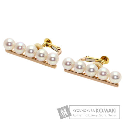 TASAKI Balance plus Pearl Pearl Earring K18 Pink Gold Ladies [Used]