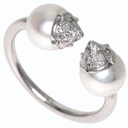 TASAKI Rebellion Signature Pearl Pearl Ring K18 White Gold Ladies [Used]