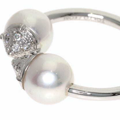 TASAKI Rebellion Signature Pearl Pearl Ring K18 White Gold Ladies [Used]