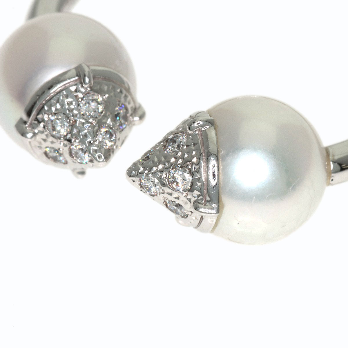 TASAKI Rebellion Signature Pearl Pearl Ring K18 White Gold Ladies [Used]